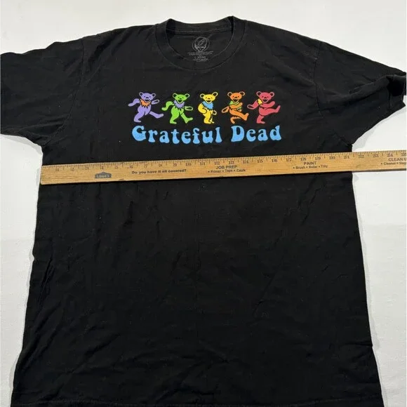 GRATEFUL DEAD Bears Goth Grunge Music Festival Core Tee T-shirt Band Tee Sz L - Picture 5 of 9